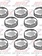 SNAP CAPS MEDIUM 10-12 SCREWS CHROME 10/PACK