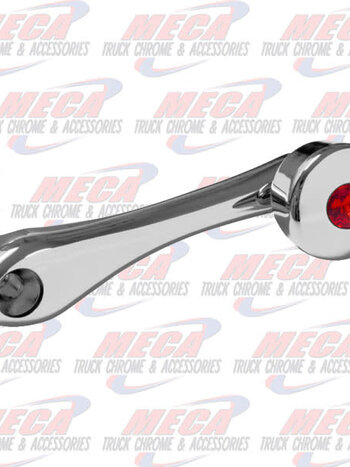 WINDOW CRANK HANDLE RED DIAMOND SQUARED