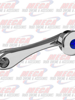 WINDOW CRANK HANDLE BLUE DIAMOND SQUARED