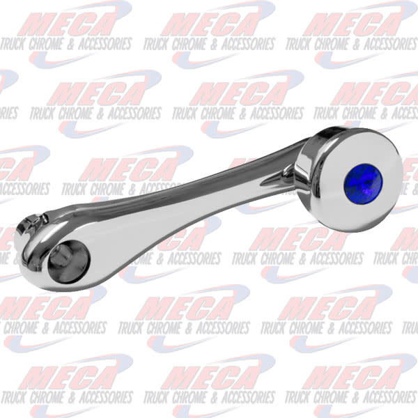 WINDOW CRANK HANDLE BLUE DIAMOND SLOTTED