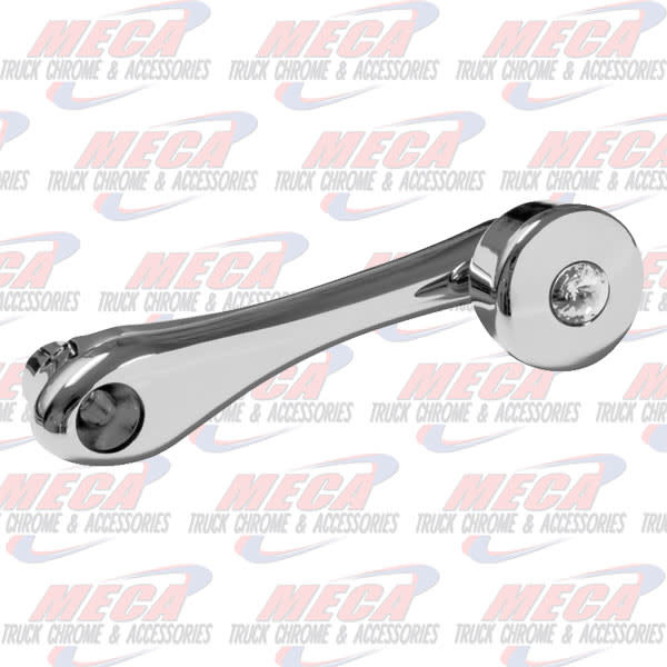 WINDOW CRANK HANDLE CLEAR DIAMOND SLOTTED