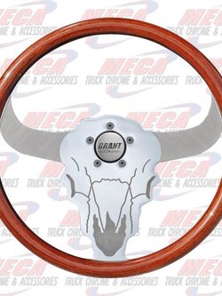 ST WHEEL SPORT BULL HEAD POLISHED MAHOGANY