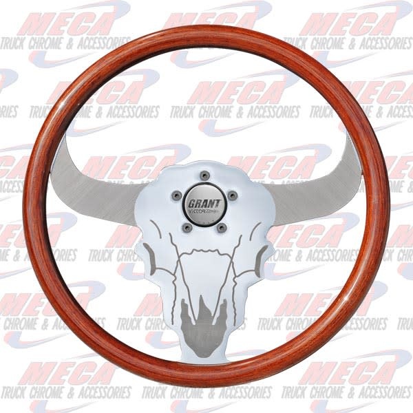 ST WHEEL SPORT BULL HEAD POLISHED MAHOGANY