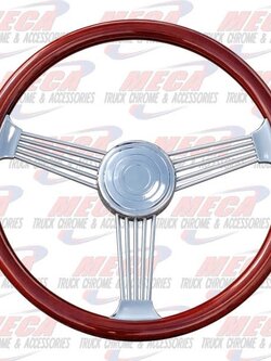 STEERING WHEEL 18" RETRO FL FLD & CLASSIC '89-ON