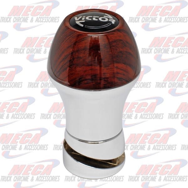 ST WHEEL SPORT SPINNER CHROME & MAHOGANY