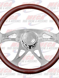 STEERING WHEEL PB98+ KW01+ 4 SPOKE TRIANGLE HOLE