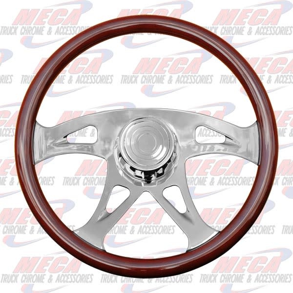 STEERING WHEEL PB98+ KW01+ 4 SPOKE TRIANGLE HOLE