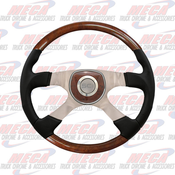 ST WHEEL UNIV PAD 18'' 4 SPK STARTRUCK BLK LTHR WD