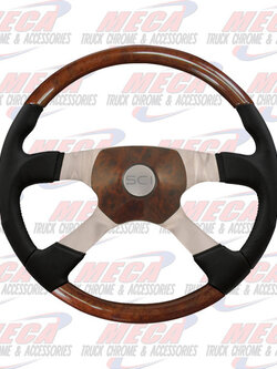 ST WHL LUXURY PAD 18'' 4 SPK STARTRUCK BLK LTHR WD