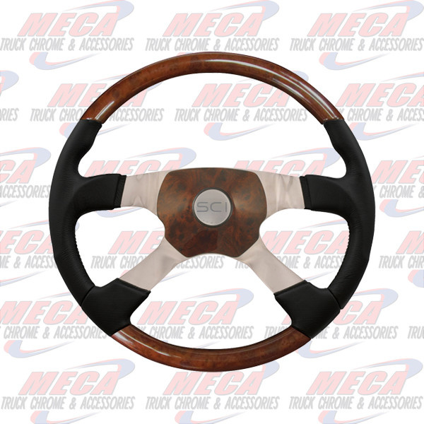 ST WHL LUXURY PAD 18'' 4 SPK STARTRUCK BLK LTHR WD