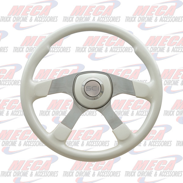 ** Discontinued ** STEERING WHEEL 18'' COMFORT  4 SPOKE P/W