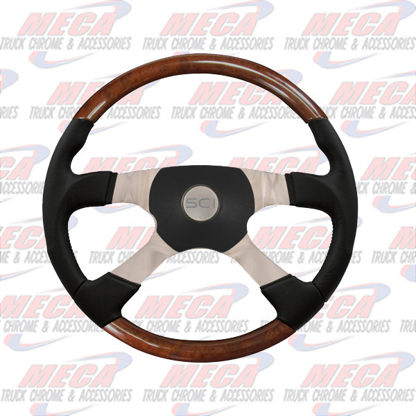 ST WHL W/SPORT PAD 18'' 4 SPK STARTRUCK BLK LTHR WD