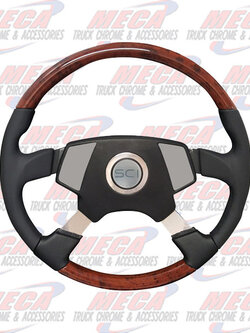ST WHEEL W/O PAD 18'' 4 SPK STARTRUCK BLK LTHR WD