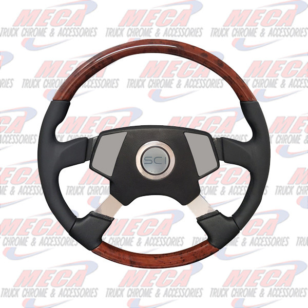 ST WHEEL W/O PAD 18'' 4 SPK STARTRUCK BLK LTHR WD