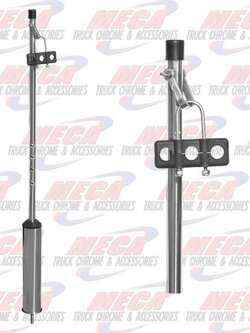 POGO STICK CHROME 40" STAINLESS STEEL HEAVY DUTY