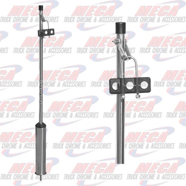 POGO STICK CHROME 40" STAINLESS STEEL HEAVY DUTY