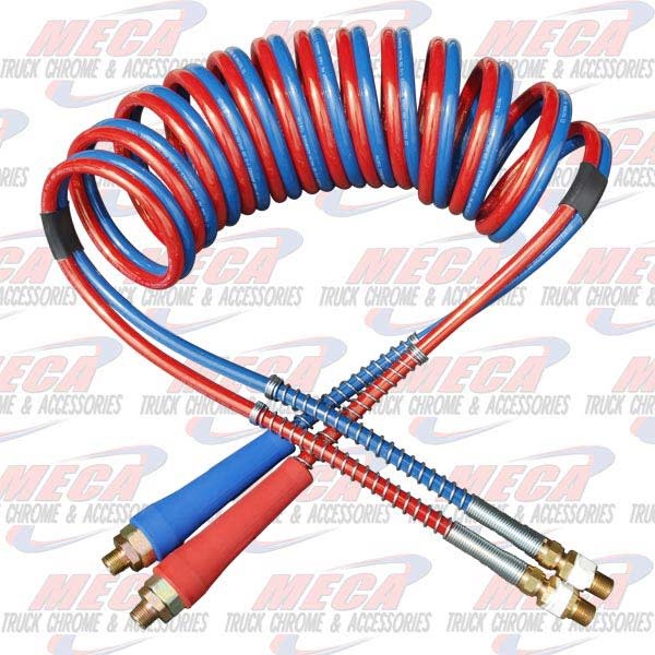 COILED AIR HOSE SET PASTED TOGETHER - MAGNUM 15'