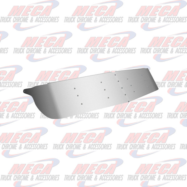 VISOR DROP KW CURVED WINDSHIEL 14" PLAIN S/S 90-06