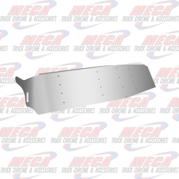 VISOR FLATTOP 15" FL W/CAB MIRROR REPL FIBER VISOR