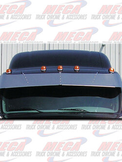 VISOR DROP PB 387 15.5" STAINLESS STEEL