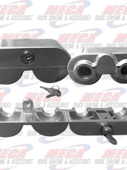 DASH AIR VALVE SECURITY LOCK - DOUBLE NON CHROME