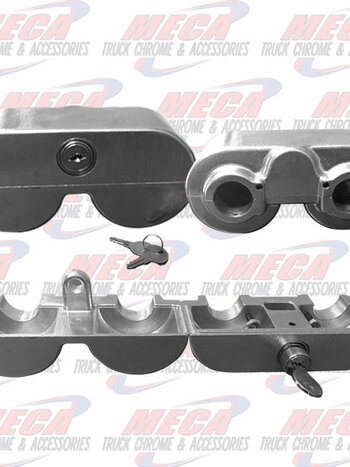 DASH AIR VALVE SECURITY LOCK - DOUBLE NON CHROME
