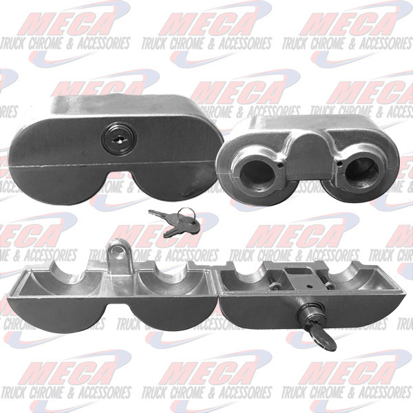 DASH AIR VALVE SECURITY LOCK - DOUBLE NON CHROME