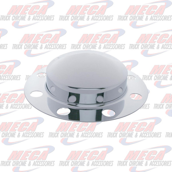 FRONT HUBCAP W/ BEAUTY RING W/ 8 LUGS CHROME