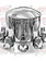 REAR AXLE COVER PLASTIC 33MM CHROME EACH