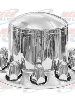 REAR AXLE COVER PLASTIC 1.5" CHROME EACH