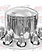REAR AXLE COVER PLASTIC 1.5" CHROME EACH