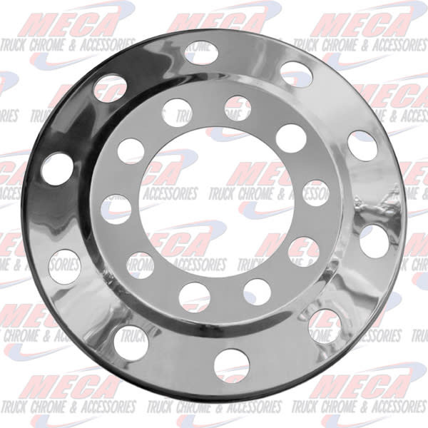 FRONT WHEEL COVER 22.5" SIMULATOR S/S 10 HOLE