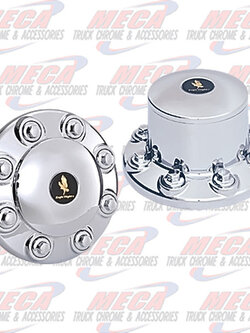CENTER CAP WHEEL COVER SIMULATOR SET 19.5" 8LUG 20MM STUD, 30MM NUT SET4 - FITS FORD AND FL 1195 AND PRIOR, AND ALSO 2019+ GM