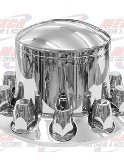 REAR AXLE COVER PLASTIC 33MM CHROME ECO EA