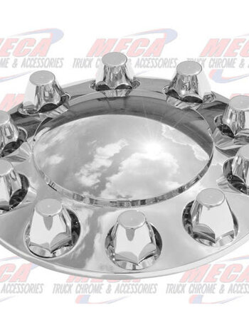 FRONT AXLE COVER PLASTIC 33MM CHROME ECO EA