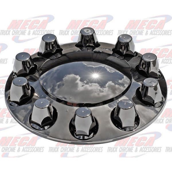 FRONT AXLE COVER PLASTIC 33MM BLACK CHROME EACH
