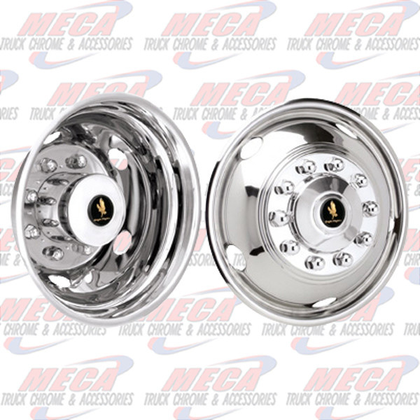WHEEL COVER SIMULATOR 19.5" X 6" 6 LUG 2 HOLES EASY MOUNT