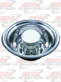 REAR SIM SS 22.5" STD 2 HAND HL INCL AXLE CVR SET2