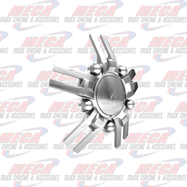 SPYDER 22.5 FRONT WHEEL KIT AXLE COVER 10 LUG CHR