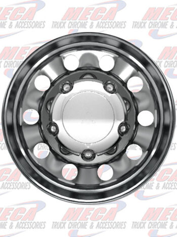 OMEGA REAR WHEEL KIT AXLE COVER 10 LUG CHROME