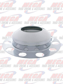 FRONT AXLE COVER W/HUBDOMETER 3 PC FOR STEEL WHEEL