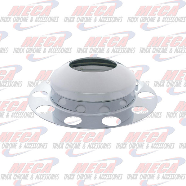 FRONT AXLE COVER W/HUBDOMETER 3 PC FOR STEEL WHEEL