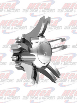 SPYDER 24.5 REAR WHEEL KIT AXLE COVER 10 LUG CHR