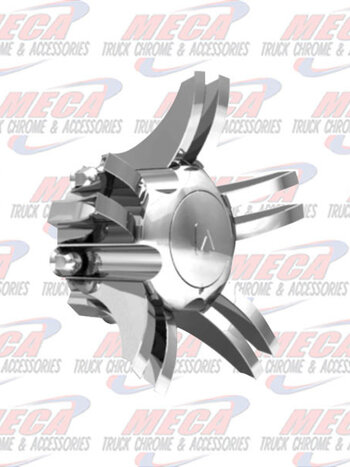 SPYDER 24.5 REAR WHEEL KIT AXLE COVER 10 LUG CHR