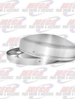 SS HIDE-AWAY FRONT AXLE COVER SET FOR ALUMINUM WHEEL