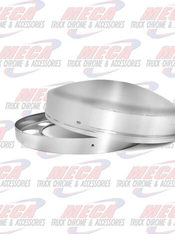 SS HIDE-AWAY FRONT AXLE COVER SET FOR ALUMINUM WHEEL