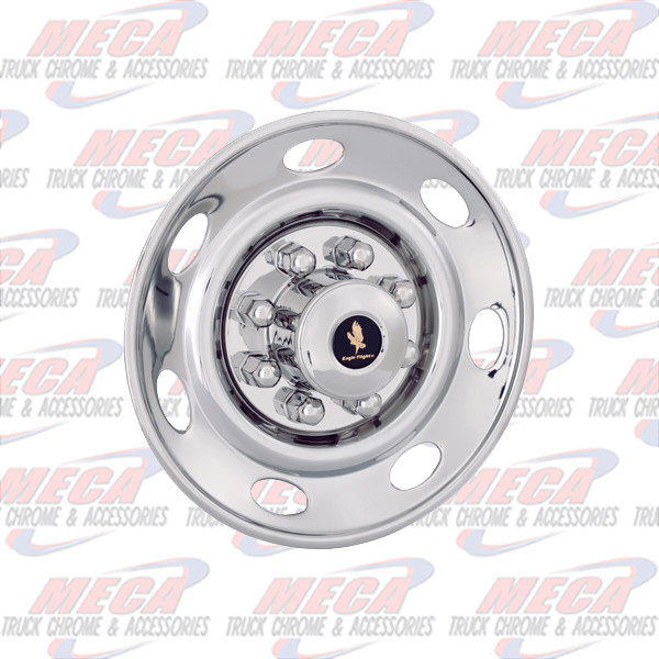 WHEEL COVER SIMULATOR SINGLE 16" 8 LUGS FORD VAN E250 / E350 SET OF 4