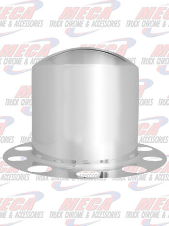 REAR AXLE COVER 2 PIECE RND SS 8 LUGS