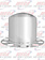 REAR AXLE COVER 2 PIECE RND SS 8 LUGS