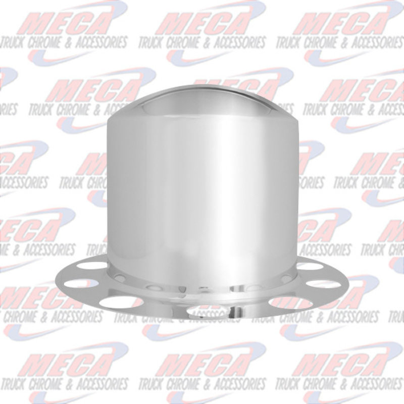 REAR AXLE COVER 2 PIECE RND SS 8 LUGS